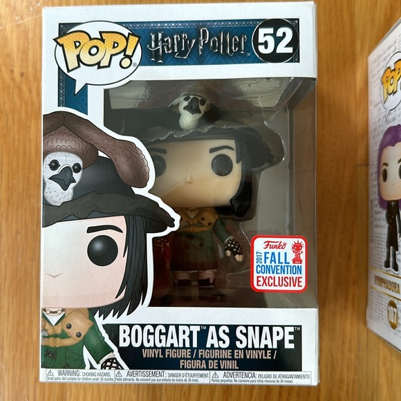 Funko POP | BNIB Lot of 3 Harry Potter Snape Boggart Tonks Sorting Hat Exclusive - Picture 3 of 11